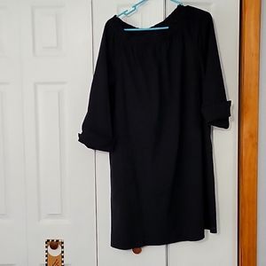J. Jill black 3/4 sleeve dress size XLP